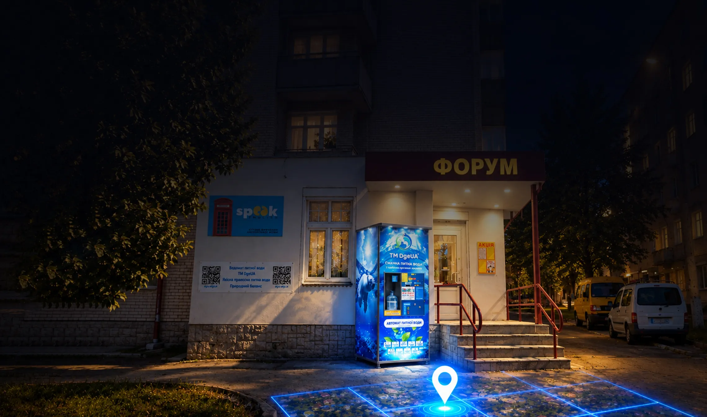 Водомат VODOFORUM на вулиці Сірка, 3 у Нововолинську